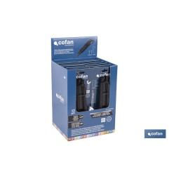 EXPOSITOR DE CÚTER ANTIDESLIZANTE HEAVY DUTY 25 MM 12 UDS.