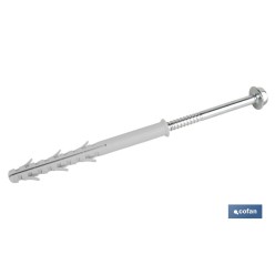 TACO LARGO DE GOLPE CON TORNILLO HEXAGONAL Ø10 X 100 MM