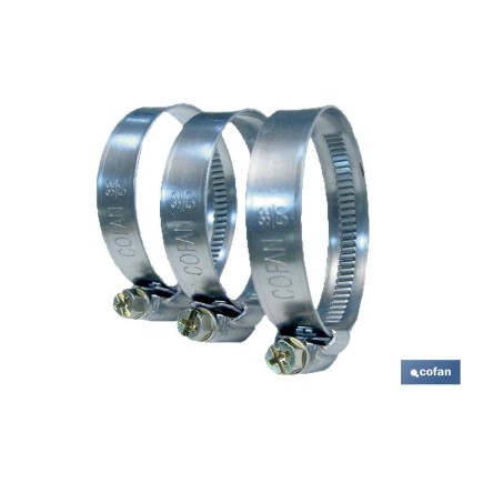 ABRAZADERA METÁLICA BANDA 12mm 70-90 Venta unitaria