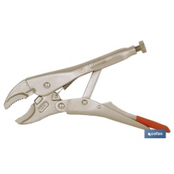 TENAZA GRIP BOCA CURVA L-10