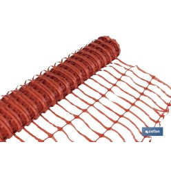 MALLA DE SEÑALIZACION OBRAS 1x50 m NARANJA
