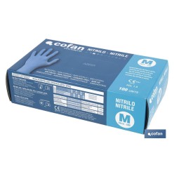 CAJA 100 UNDS. GUANTES DE NITRILO T - M