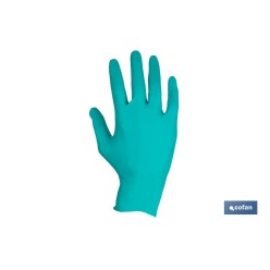 CAJA 100 UDS. GUANTES NITRILO VERDE COFAN PROTECCION FITOSANITARIOS T-S