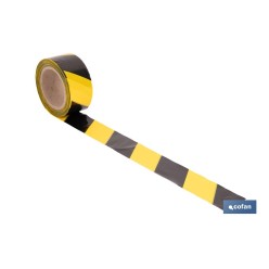 CINTA BALIZAM. AMARILLA/NEGRA 50MM X 100MTS