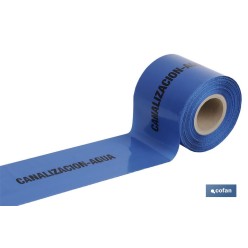 CINTA BALIZ. CANALIZACION AGUA 150MMX250MTS