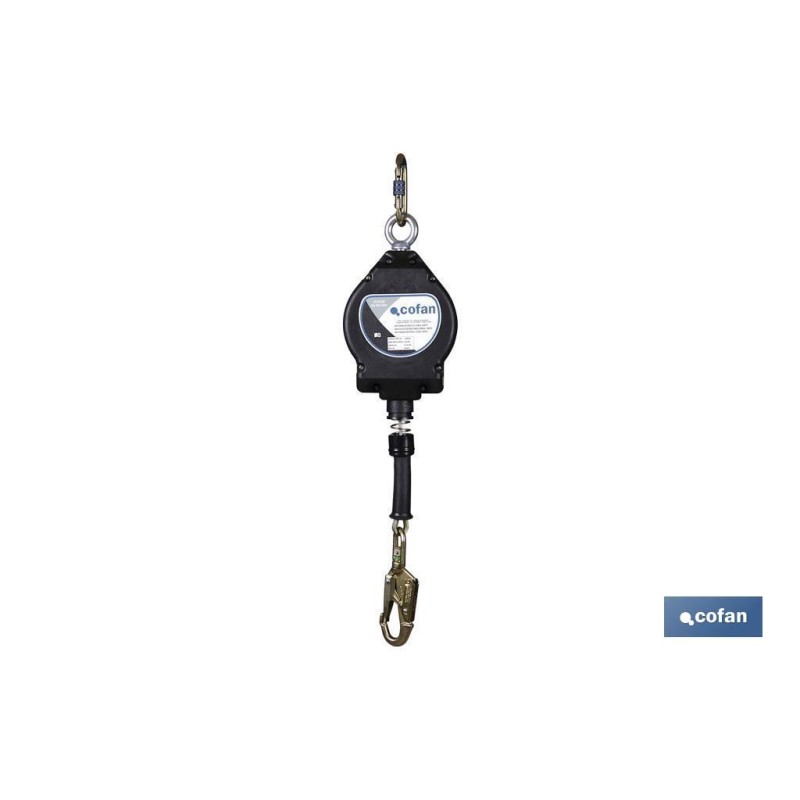 ANTICAIDA RETRACTIL CABLE 10 mts