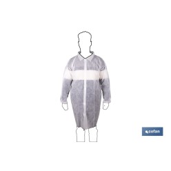 BATA BLANCA DESECHABLE DE PP TALLA ÚNICA