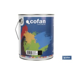 ESMALTE SINTÉTICO (4 L) NEGRO BRILLO