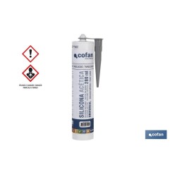 SILICONA ACÉTICA UNIVERSAL 280 ML TRANSLÚCIDO