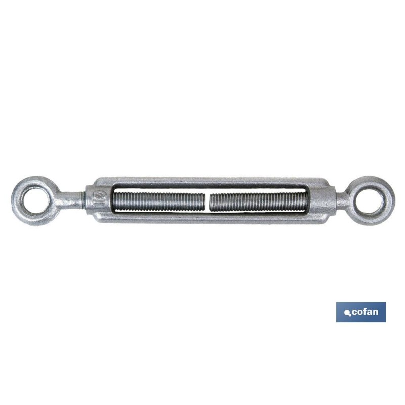 TENSOR ANILLA-ANILLA ZINC. DIN 1480 M-8 Venta unitaria