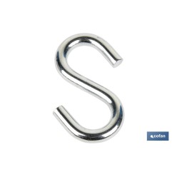 GANCHO EN "S" ZINCADO M-5 Venta unitaria