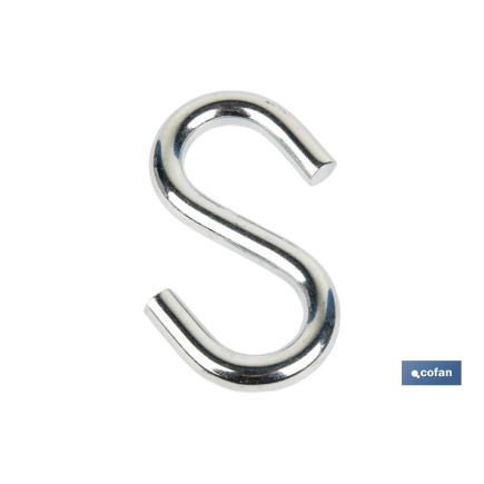 GANCHO EN "S" ZINCADO M-5 Venta unitaria