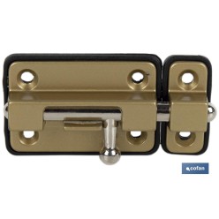 PASADOR BASE PLÁSTICO DORADO 65 MM