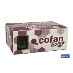 PACK 6 VASOS DE AGUA VIDRIO 38 CL MODELO ÁGATA