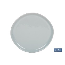 VAJILLA DE CERÁMICA VERDE ESMALTADA CON DISEÑO IRREGULAR 12 PIEZAS