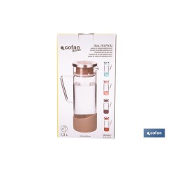 JARRA BOROSILICATO  AZUL 1300 ml