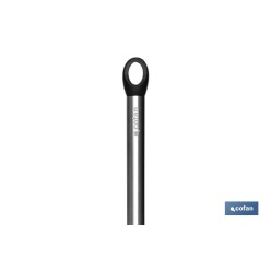 CUCHARA DE PASTA DE ACERO INOX. Y SILICONA MODELO NEIGE 34 CM