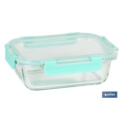 SET DE 3 RECIPIENTES DE BOROSILICATO MODELO AGATHA 640 ML -1040 ML-1520 ML