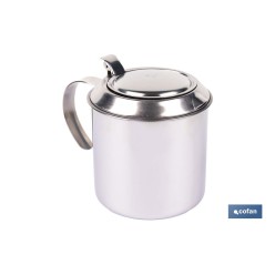 GRASERA EN ACERO INOXIDABLE 18/00 CARNE ( 75 CL) 10 x 12 CM