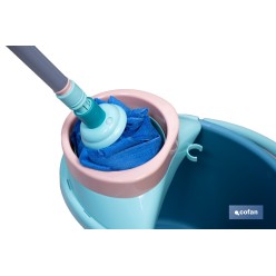 CONJUNTO FREGONA+CUBO ESCURRE  FÁCIL MODELO MARIEL14L 37x40x29 cm