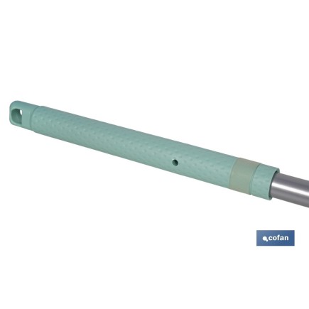 PALO CON MANGO EN ALUMINIO CON AMORTIGUADOR MODELO MARIEL 1.35x22 mm