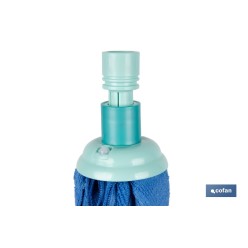 MOCHO CON AMORTIGUADOR  FREGONA ESCURRE FACIL MICROFIBRA MODELO MARIEL 28x7cm