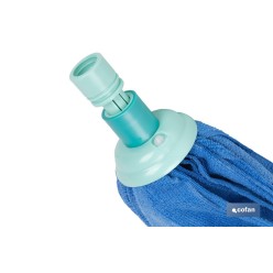 MOCHO CON AMORTIGUADOR  FREGONA ESCURRE FACIL MICROFIBRA MODELO MARIEL 28x7cm