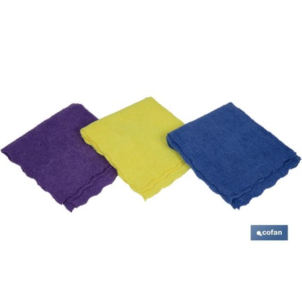PACK 3 BAYETAS MICROFIBRA 30x30cm venta unitaria