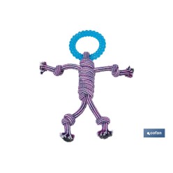 JUGUETE MORDEDOR PERROS AZUL 30 X 22 CM