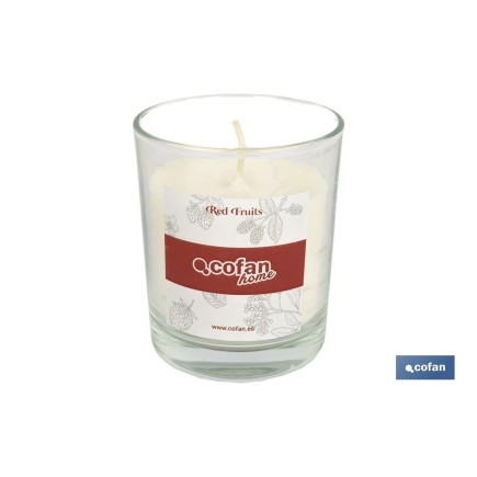 VELA AROMATICA DE CERA VEGETAL RED FRUITS 125 G
