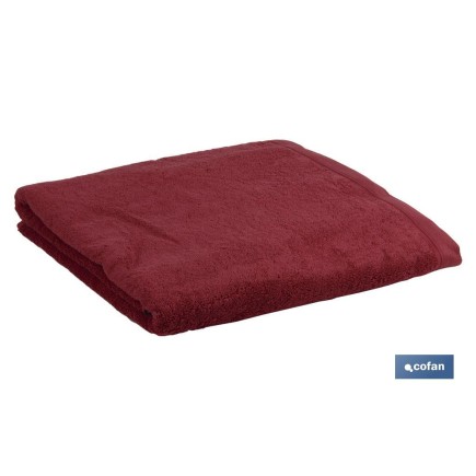 TOALLA DUCHA BURDEOS 580GR/M2  MODELO PARIS 70X140cm