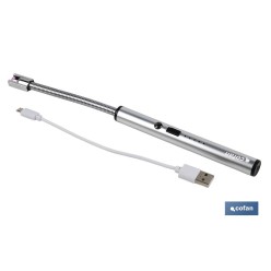 ENCENDEDOR ELECTRICO CON ARCO DE PLASMA  USB MEDIDAS 26 X 1.5 cm