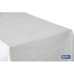 PROTECTOR DE MESA DE  PVC BLANCO 1,40 x 50  m