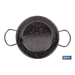 PAELLERA ACERO ESMALTADA Ø34cm