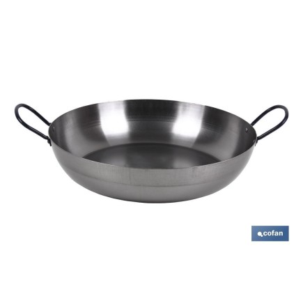 SARTEN LIONESA ACERO C/ASAS Ø50cm