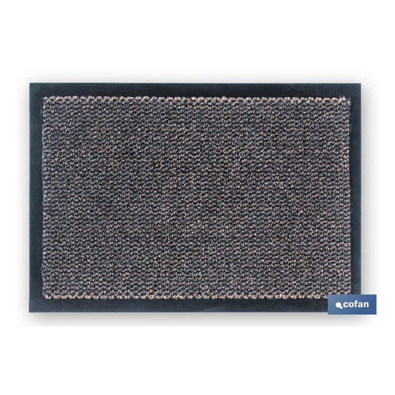 FELPUDO INTERIOR POLIPROPILENO 40X60cm MARRÓN