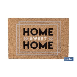 FELPUDO INTERIOR COCO FLOQUEADO 40 X 60 X 1.60 CM (HOME)