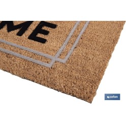 FELPUDO INTERIOR COCO FLOQUEADO 40 X 60 X 1.60 CM (HOME)