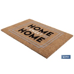 FELPUDO INTERIOR COCO FLOQUEADO 40 X 60 X 1.60 CM (HOME)