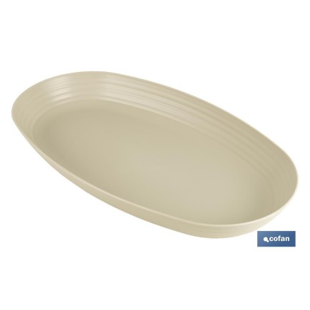 FUENTE OVALADA BEIS   39 x22x 4,5 cm MODELO NARA 2000ml venta unitaria