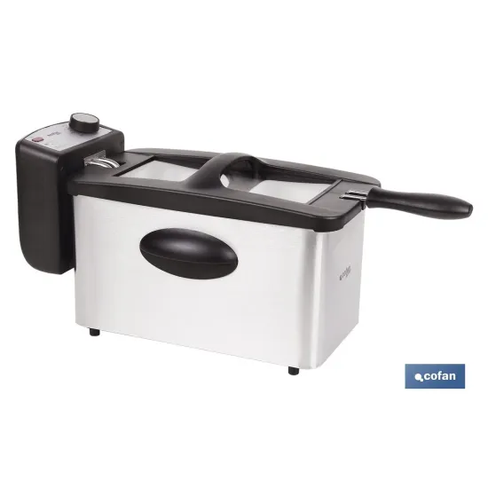 FREIDORA ELECTRICA ACERO INOXIDABLE 3L 2000W