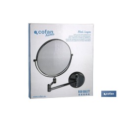 ESPEJO REDONDO BAÑO AUMENTO 3x GAMA LAGOA INOX 304