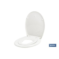 TAPA WC  FORMA OVAL CON ASIENTO PARA NIÑOS  44.7 x 37.1 CM