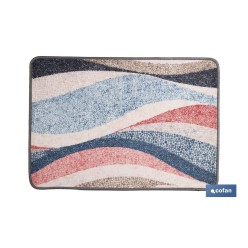 FELPUDO CON ESTAMPADO DIGITAL LÍNEAS 50 x 70 CM