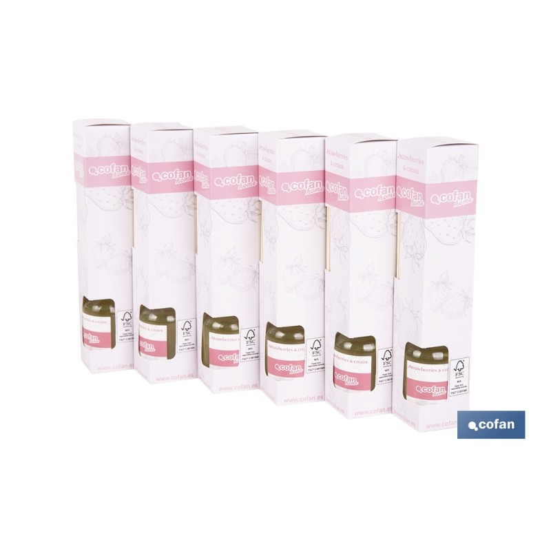 AMBIENTADOR DE VARILLAS STRAWBERRIES AND CREAM 50 ML venta unitaria