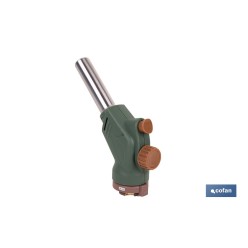 SOPLETE DE GAS CON ENCENDIDO PIEZOELÉCTRICO 14,3 X 5,5 X 12 CM