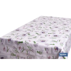 ROLLO DE HULE DISEÑO LAVANDA 1,40 x 25 M