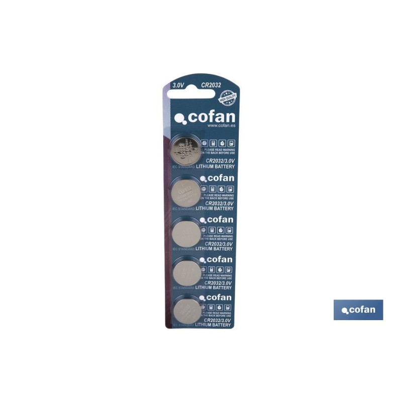 PILA BOTÓN CR2032/3,0V VENTA UNITARIA