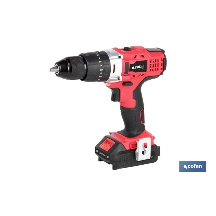 TALADRO PERCUTOR A BATERÍA Li-ion 20 V 1300 RPM 35 Nm