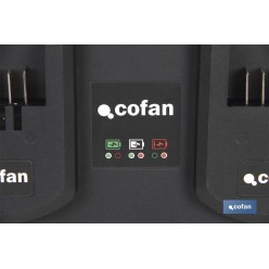 CARGADOR BATERIAS DOBLE CARGA RAPIDA 2x3,5A - 18V